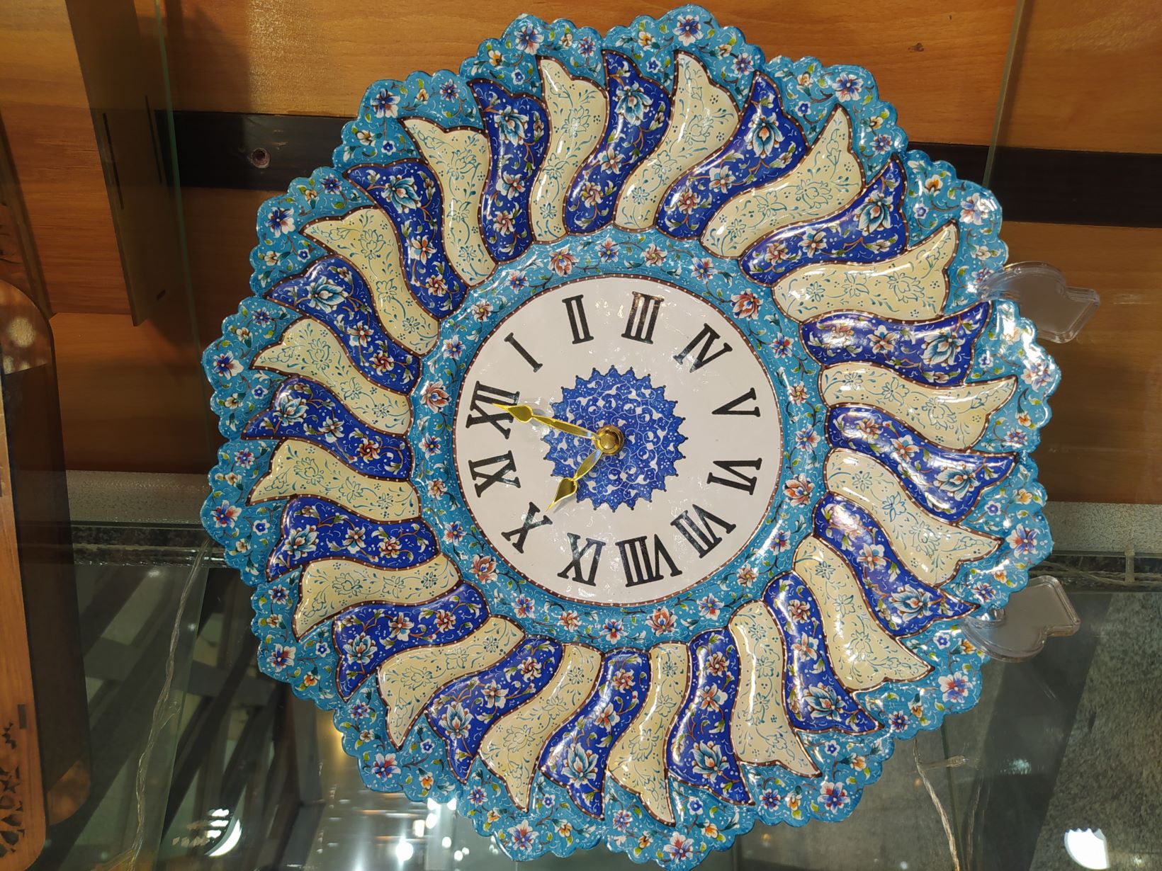 ساعت میناکاری نقاشی سنتی 